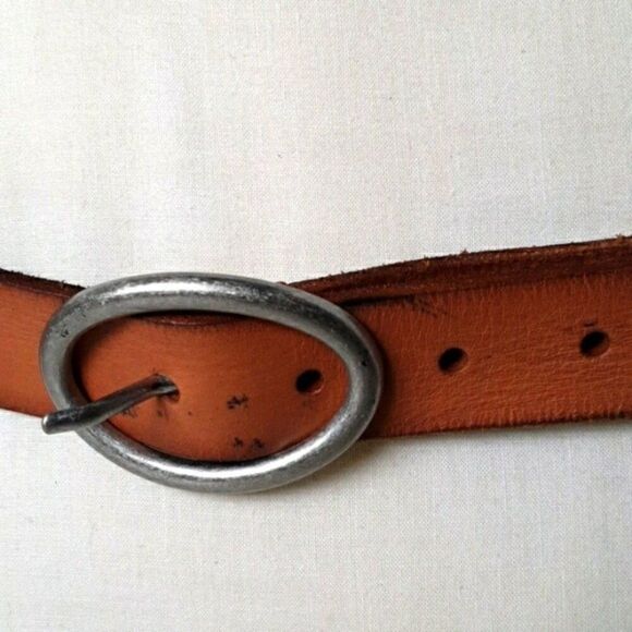 Lucky Brand Leather Belt size M/L 51" Long - Picture 3 of 11